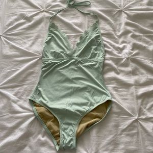 J. Crew scalloped bathing suit